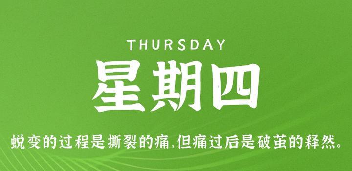 4月20日，星期四，在这里每天60秒读懂世界！-光之子fun